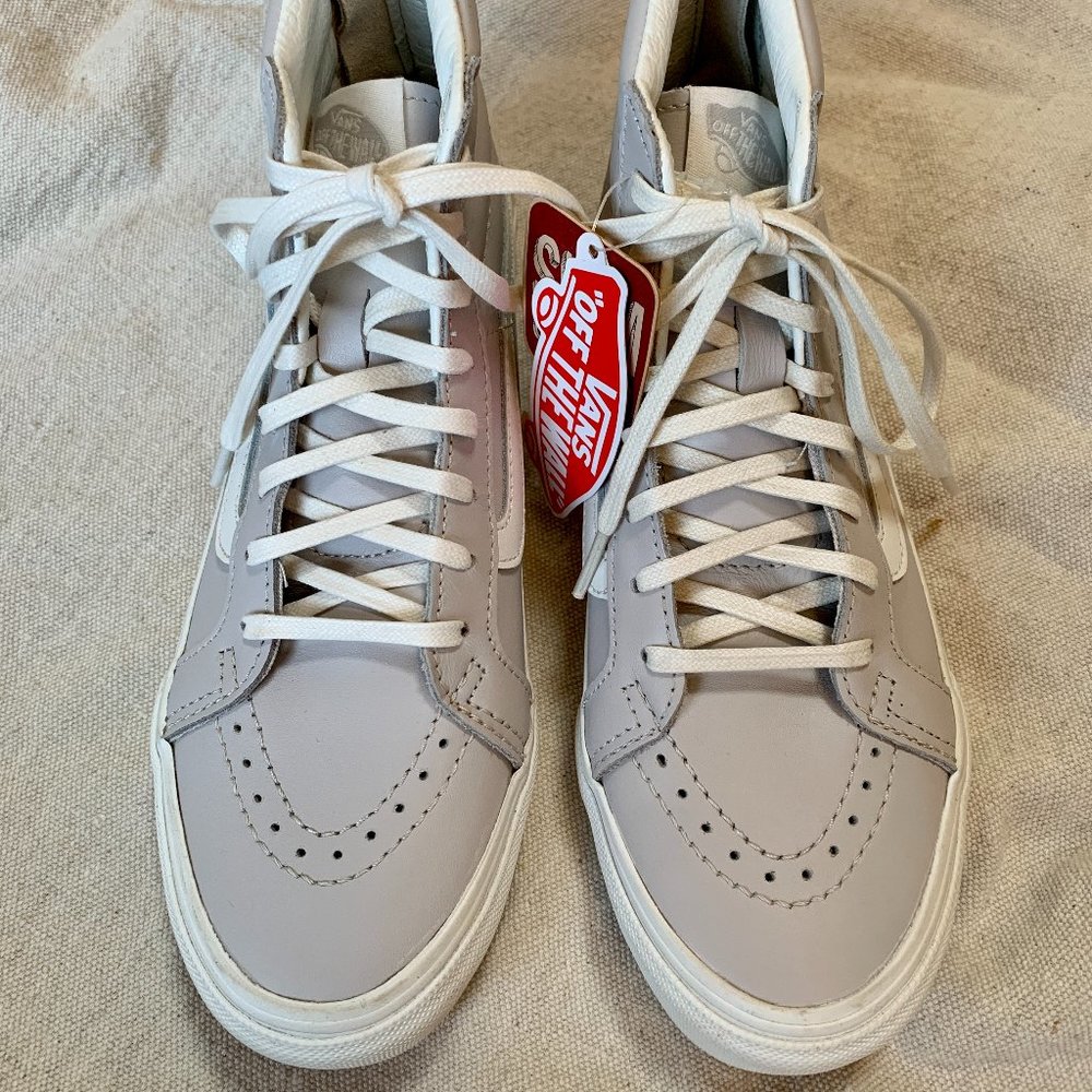 Vans Sk8-Hi Slim Classics High Top Leather Sneakers